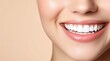 © oksa_studio - Woman smiling brightly, showing her perfect white teeth and healthy gums, representing dental care and oral hygiene