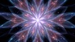 © Phiwporn - Intricate holographic fractal patterns with luminous symmetry and radiant rainbow gradients glowing in neon colors perfect for creative design futuristic concept art and digital backgrounds