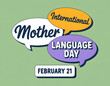 © Synthetic Aesthetics - international mother language day february 21 banner
