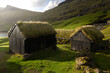 © ADDICTIVE STOCK - Traditional grass-roofed houses in Faroe Islands landscape