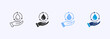 © RiskiAyu - Save Water Icon Set Multiple Style Collection
