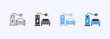© RiskiAyu - Charging Station Icon Set Multiple Style Collection