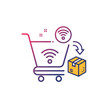© Ilusi_design - Smart Shopping Cart with WiFi Connectivity and Package Return.