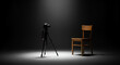 © JKR - Camera and Chair in Spotlight