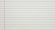 © fatema202 - Lined notebook paper with red margin and blue ruled lines