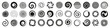 © stas111 - Spiral symbol collection in dynamic circular design. Variety of swirl and rotation patterns for motion, hypnosis and creativity themes