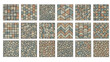 © Stock Image Paradise - Abstract Geometric Seamless Patterns Collection for Diverse Creative Design Backgrounds and Textures