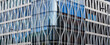 © Space Creator - Detail of modern building. Glass window in metal construction. Abstract architecture, business background