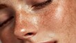 © LimeSky - close up of a lovely girl s facial skin with pores