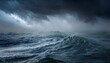 © Jessi - dark stormy sea shrouded in thick fog