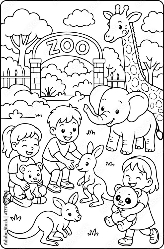 hand drawn vector doodle illustration of fairy tale characters in the ...
