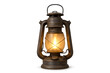 © ArtBox - Old rustic oil lantern illuminating with warm light