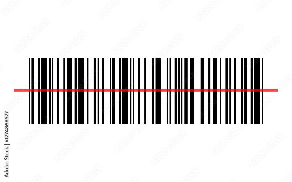 Modern Barcode Icon Design Isolated on Clear Background Stock Photo ...