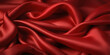 © Vactor Viky - red satin silk, elegant fabric for backgrounds, beautiful red textile cloth background. detail of wavy red silk fabric background.