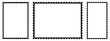 © Maxstocker02 - Set of blank postage stamps with empty paper design. Post stamp frame and border. Zigzag edge and scallop edge. Rectangle shape frame with zigzag edge