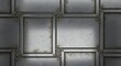 © themondunee - Metal plates are arranged in a pattern secured with rivets and display signs of wear
