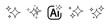 © Yogen Design - Ai generate linear solid icon set. Set of ai logo, ai generate symbol - Vector