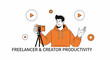 © Jamal - Blogger Capturing Content: Highlighting Modern Freelance Video Creation Process for Growth