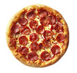 © Mood - Round pizza, pepperoni and cheese