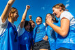 © unai - Women's soccer team celebrating victory, success, and teamwork
