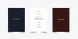 © creative - Luxury wedding invitation card or event set with minimalist gold decoration