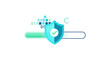 © jeew - Secure data protection with digital shield and binary code progress bar, emphasizing cybersecurity and system integrity assurance for modern businesses.