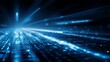 © Mitchell - Futuristic technology grid with vibrant blue light streaks, perfect for dynamic digital backgrounds or cutting edge innovation concepts