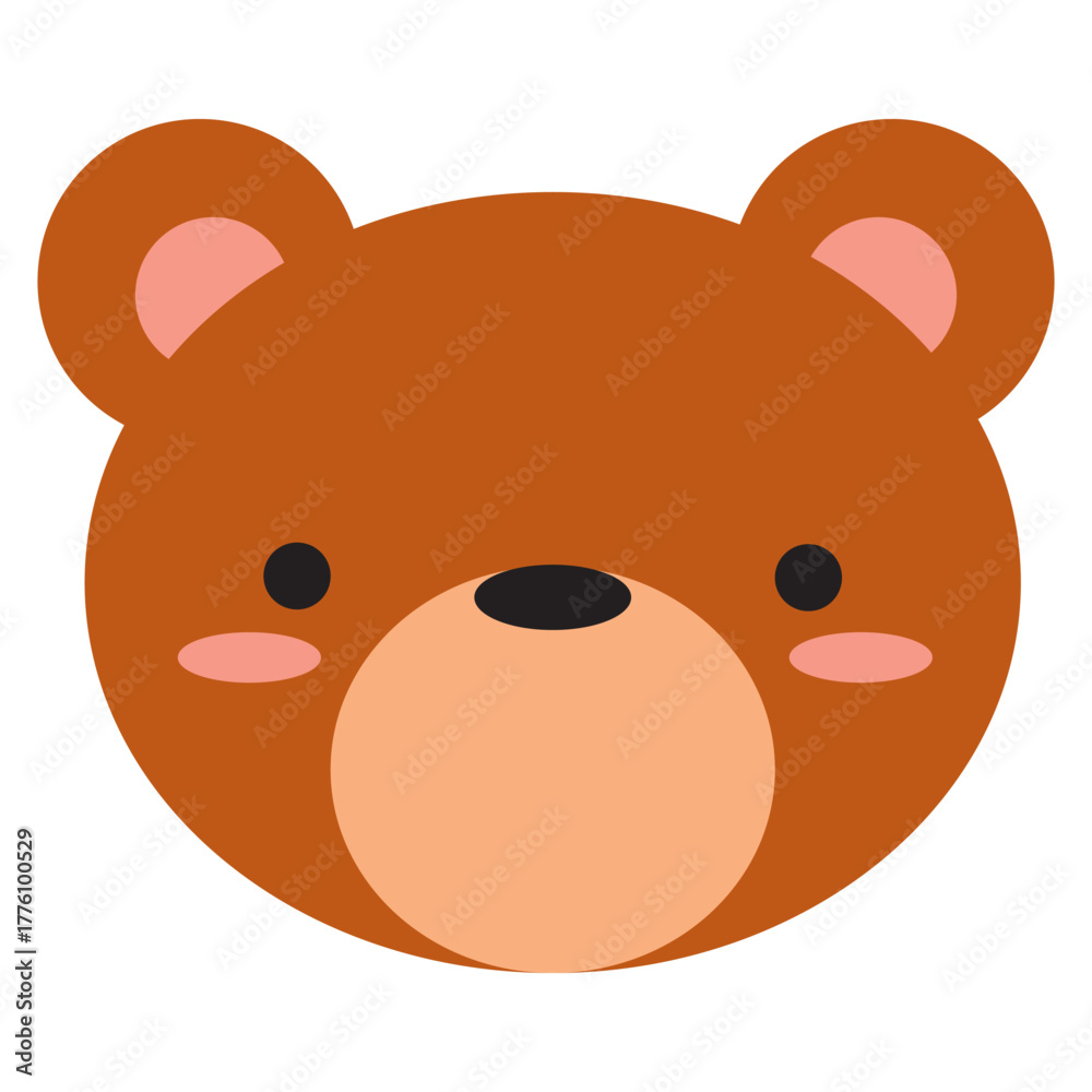 cute bear vector