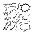 © workflowRomana  - Hand drawn doodle elements for decoration purposes