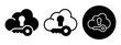© Naba - Cloud Key Icon Collection Glyph & Mixed Style