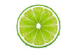 © Pambudi - fresh round slice of lime with waterdrops, isolated on white or transparent background. PNG