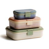 lunch boxex diffrent colour and sizes