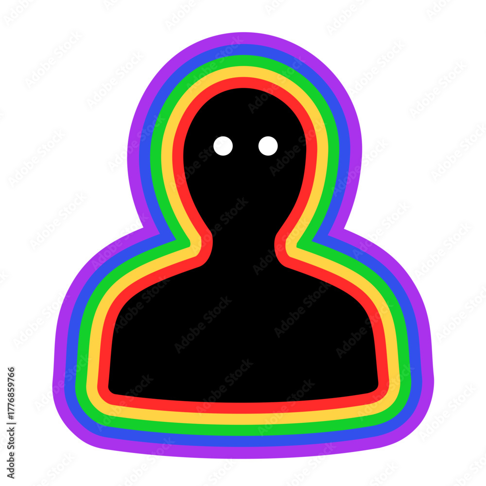 Human Radiating Meme Human with radiating and emanating aura and colorful chakras around the ...