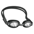 © Nass Studio - Swimming goggle with clear glasses vector illustration isolated design element ideal for water sports swimming pool and athletic gear visuals