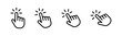 © ValGraphic - Click hand cursor icon set