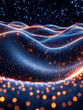 © AdolescentChat - Abstract Particle Wave Tech Lines Background