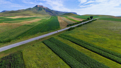  rural road in the mountains