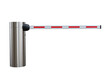 © Natasha - Isolated barrier arm for traffic control, security gate, or parking lot access control system