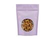 © Ryan - Isolated lilac bag of dog treats, bone-shaped snacks visible through a circular window