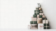© MdShawalKabir - Christmas tree shape made from stacked gift boxes