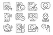 © elena - Ai icon console workflow connected assistant automated vector personal helper responsive