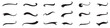 © ISHWARAN - texting tails swirl swash stroke design curl typographic illustration.