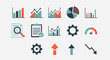 © Jenang - A colorful collection of flat vector icons for data analysis business reports and infographics.