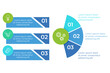 © PCH.Vector - Infographic set presenting three distinct sections. Each area offering concise content with visual layout to enhance understanding and readability for viewers