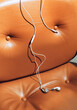 © AUDSHULE/Stocksy - Earphones on brown chair