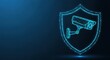 © Eman Suardi - Digital shield with security camera protecting data