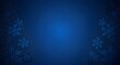 © Ideate Design 028 - Abstract deep blue background with subtle snowflake patterns and soft light for winter holidays