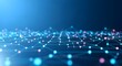 © nusantara - Artificial Intelligence Network Visualization in Blue