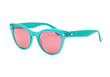 © Cedric - Isolated retro style sunglasses, turquoise frames, pink lenses for summer eye protection