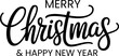 © Mizanul_Islam - Merry Christmas and Happy New Year Text Vector Design